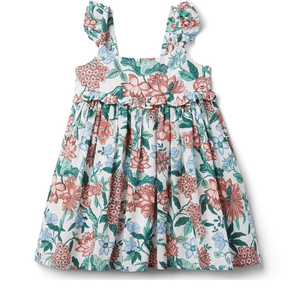 Janie & Jack girl floral dress size 6
